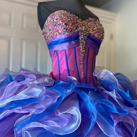 Purple Quinceañera Dress - Picture 2 of 3